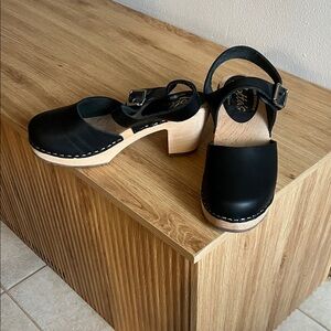 Lotta From Stockholm Highwood Black Clogs